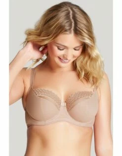 Cleo By Panache Asher Balconnet BH Kleine En Grote Maten 60-85 Cup D Tot J - Latte - 9971