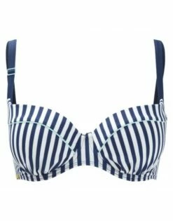 Cleo Swim Lucille Voorgevormde Bikini Beha Grote Cupmaten - Nautical Stripe - CW0062