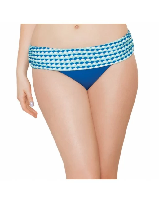 Curvy Kate Swim Atlantis Lage Bikini Slip Met Omslag Kleine Maten - Deep Sea - CS3125 - Afbeelding 3