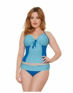 Curvy Kate Swim Atlantis Lage Bikini Slip Met Omslag Kleine Maten - Deep Sea - CS3125