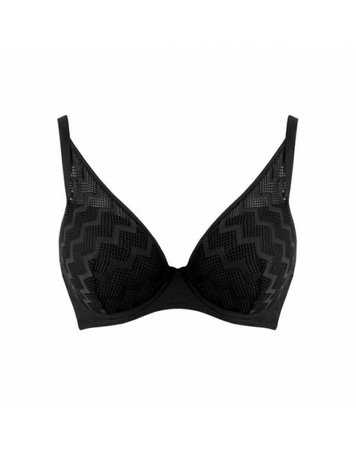 Curvy Kate Swim Hi Voltage Voorgevormde Plunge Bikini Grote Cupmaten - Zwart - CS4151 - Afbeelding 2