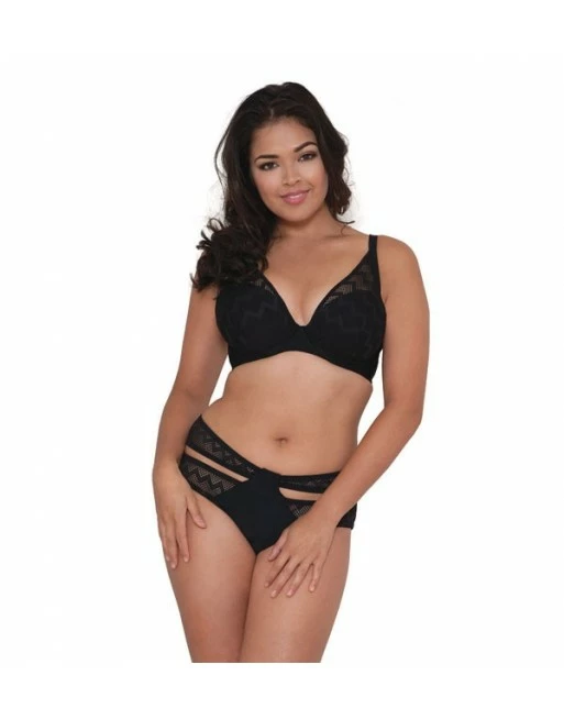 Curvy Kate Swim Hi Voltage Voorgevormde Plunge Bikini Grote Cupmaten - Zwart - CS4151 - Afbeelding 7