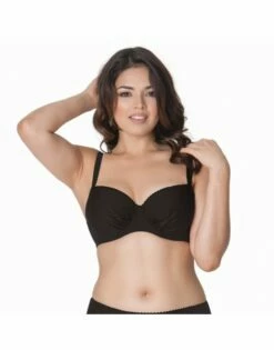 Curvy Kate Swim Jetty Voorgevormde Balconnet Bikini Beha Grote Cupmaten - Zwart - CS3611
