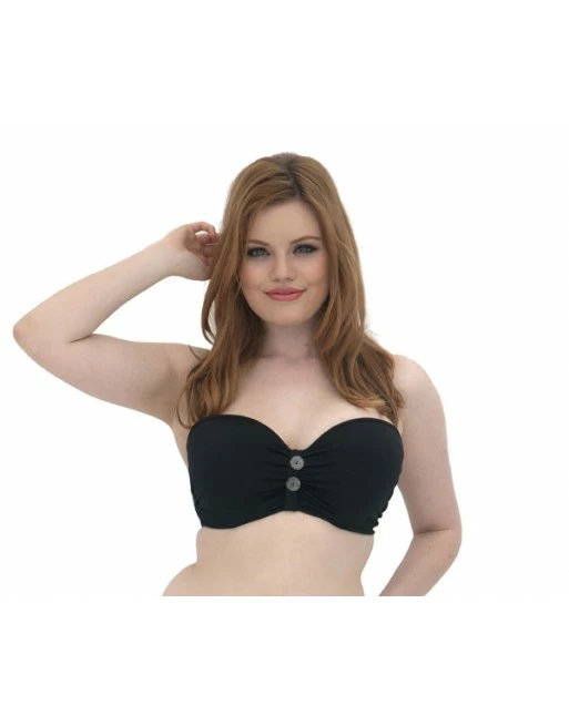Curvy Kate Swim Luau Love Voorgevormde Balconnet Bikini Beha Grote Cupmaten - Zwart - CS1911 - Afbeelding 7