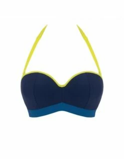 Curvy Kate Swim Maya Bandeau Bikini Beha Grote Cupmaten - Blue Mix - CS4641