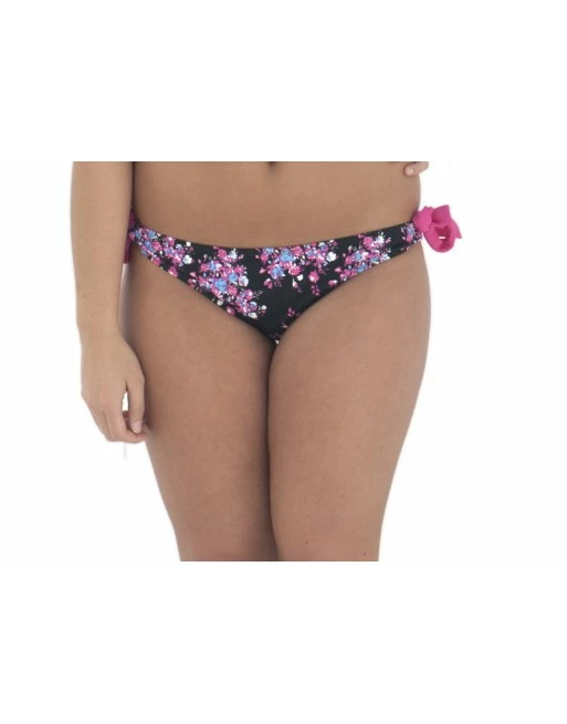Curvy Kate Swim Moonflower Lage Lintjes Bikini Slip - Black/Floral - CS2515 - Afbeelding 4