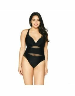 Curvy Kate Swim Sheer Class Badpak Grote Cupmaten - Zwart