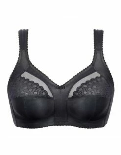 Format New Classic Birgit BH Zonder Beugel Kleine En Grote Maten 80-100 Cup B Tot G - Zwart - 103445