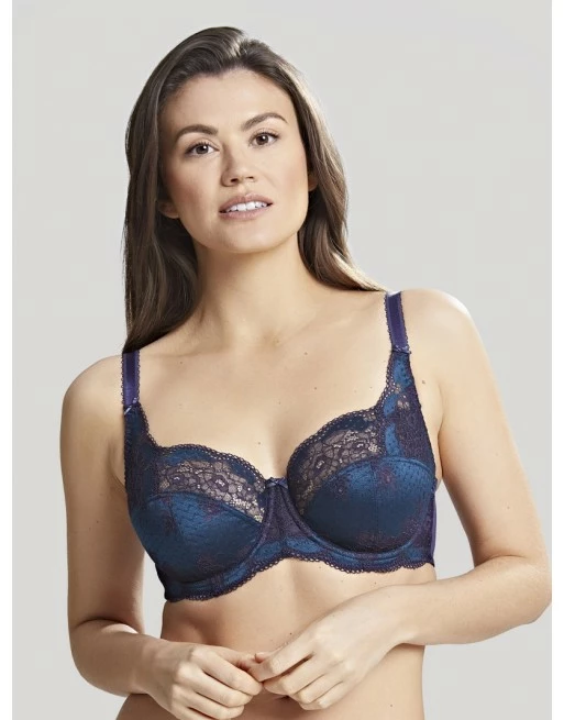 Panache Clara Hele Cup BH Kleine En Grote Maten + Grote Cupmaat D Tot J / T. 65-90 - Deep Ocean - 7255