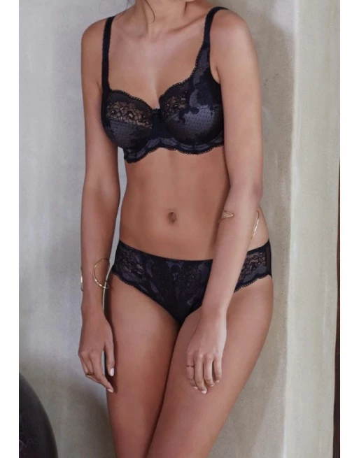 Panache Clara Slip Kleine - Grote Maten 34-46 - Charcoal/Black - 7252 - Afbeelding 8