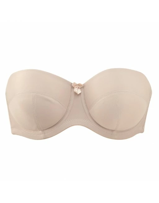 Panache Evie Strapless Bandeau BH Kleine En Grote Maten 65-90 Cup D Tot H - Nude - 5320 - Afbeelding 2