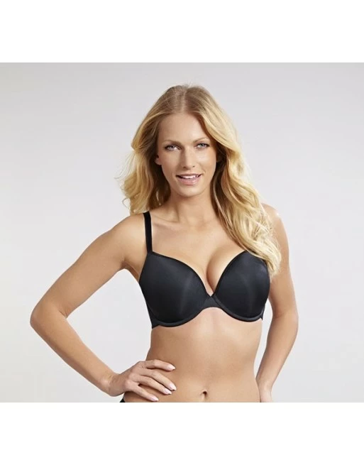 Panache Porcelain Élan Voorgevormde Plunge Beha Grote Cupmaten D - H / T. 60-85 - Zwart - 7327 - Afbeelding 6