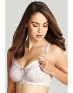 Panache Sophie Maternity Voedingsbh Kleine En Grote Maten Zonder Beugel 65-90 Cup D Tot J - Linen - 5821