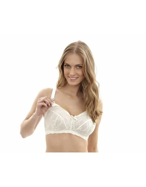 Panache Sophie Maternity Voedingsbh Kleine En Grote Maten Zonder Beugel 65-90 Cup D Tot J - Linen - 5821 - Afbeelding 6