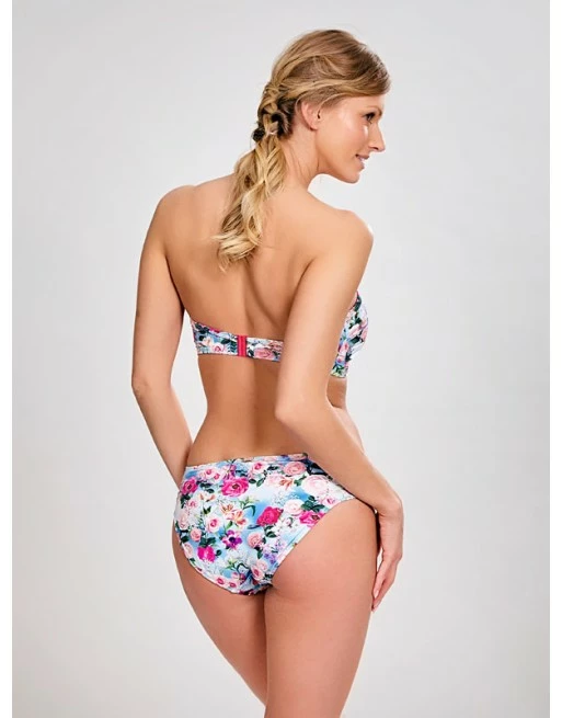Panache Swim Alanis Bikini Slip Kleine - Grote Maten 34-46 - Blue Floral - SW1149 - Afbeelding 6
