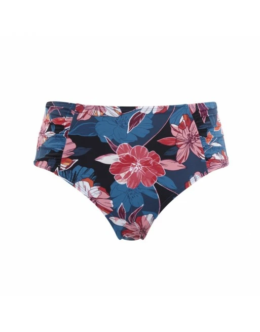 Panache Swim Anya Riva Print Midi Bikini Slip Kleine - Grote Maten 34-46 - Blue Floral - SW1407 - Afbeelding 2
