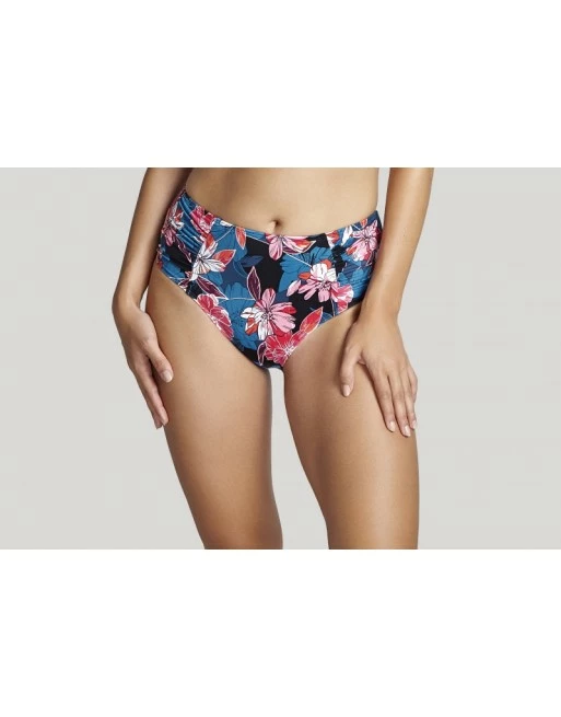 Panache Swim Anya Riva Print Midi Bikini Slip Kleine - Grote Maten 34-46 - Blue Floral - SW1407 - Afbeelding 3