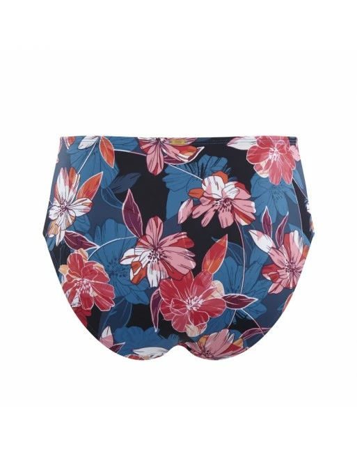 Panache Swim Anya Riva Print Midi Bikini Slip Kleine - Grote Maten 34-46 - Blue Floral - SW1407 - Afbeelding 4