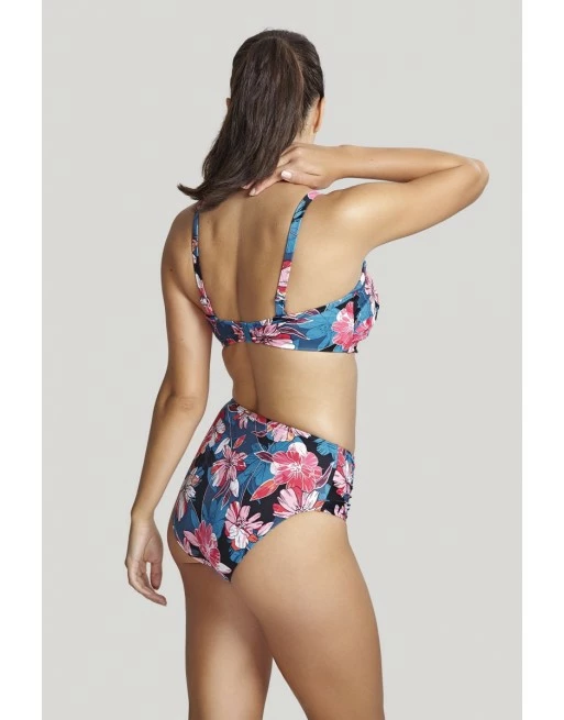 Panache Swim Anya Riva Print Midi Bikini Slip Kleine - Grote Maten 34-46 - Blue Floral - SW1407 - Afbeelding 6