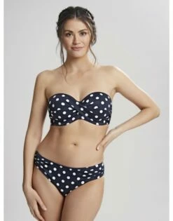 Panache Swim Anya Riva Spot Bikini Slip Kleine - Grote Maten 34-46 - Navy/Vanilla - SW1456