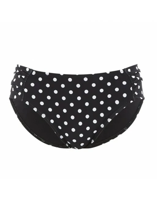 Panache Swim Anya Spot Bikini Slip Kleine - Grote Maten 34-46 - Black&White - SW1019 - Afbeelding 2