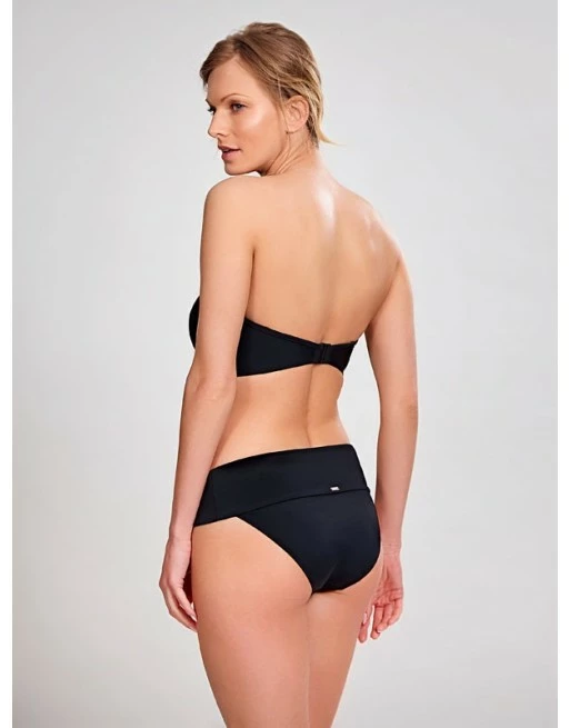 Panache Swim Anya Strapless Bandeau / Multiway Bikini Beha Grote Cupmaten - Zwart - SW0883 - Afbeelding 6