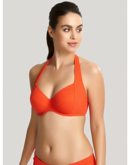 Panache Swim Echo Halter Bikini Beha Grote Cupmaten - Orange - SW1325