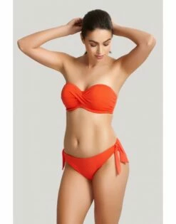 Panache Swim Echo Lage Lintjes Bikini Slip Kleine - Grote Maten 34-46 - Orange - SW1328