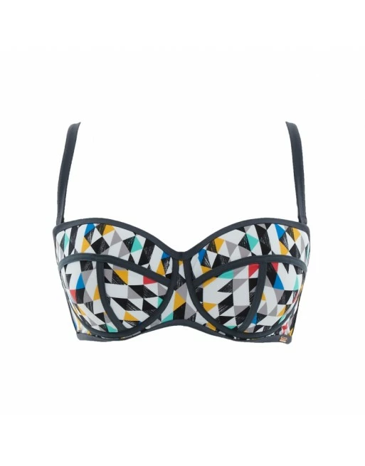 Panache Swim Jolee Bandeau Bikini Beha Grote Cupmaten - Harlequin - SW1203