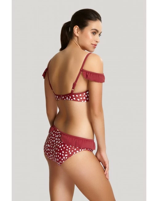 Panache Swim Mila Plunge Bikini Beha Grote Cupmaten Brick Red - SW1344 - Afbeelding 8