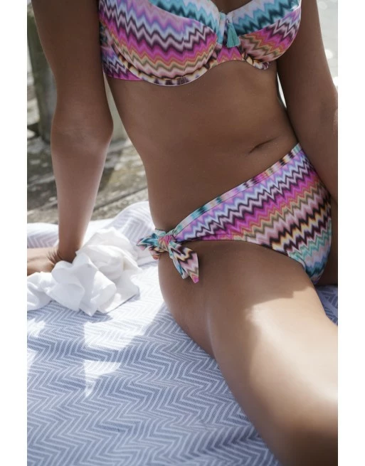 Panache Swim Milano Lintjes Rio Bikini Slip Kleine - Grote Maten 38-46 - Ikat Print - SW1157 - Afbeelding 7