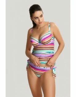 Panache Swim Milano Tankini Grote Cupmaten - Ikat Print - SW1154