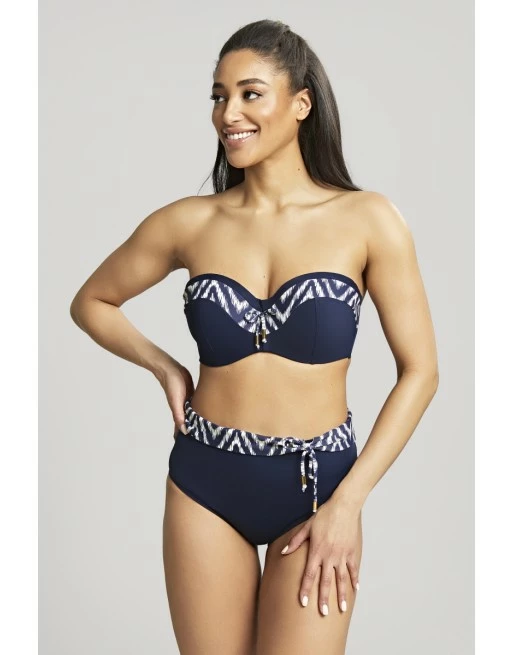 Panache Swim Oceana Midi Bikini Slip Kleine - Grote Maten T. EU34-46 - Navy - SW1547 - Afbeelding 4