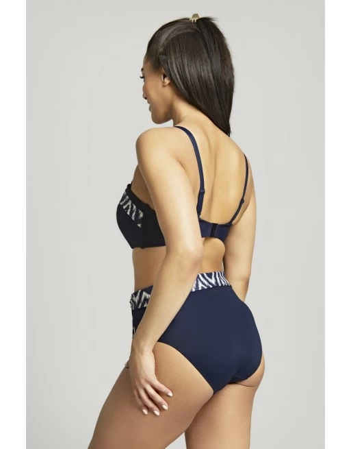 Panache Swim Oceana Midi Bikini Slip Kleine - Grote Maten T. EU34-46 - Navy - SW1547 - Afbeelding 7