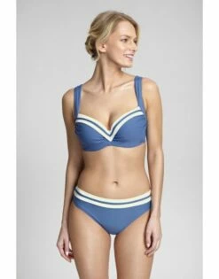 Panache Swim Portofino Bikini Slip Kleine - Grote Maten 34-46 - Denim/Ivory - SW1216