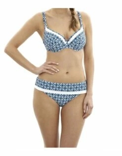 Panache Swim Rocha Bikini Slip Met Omslag Kleine - Grote Maten 34-46 - Mosaic Print - SW0977