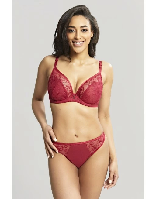 Panache Yasmin Plunge Beha Grote Cupmaten D - J / T. 60-85 - Ruby - 10646 - Afbeelding 3