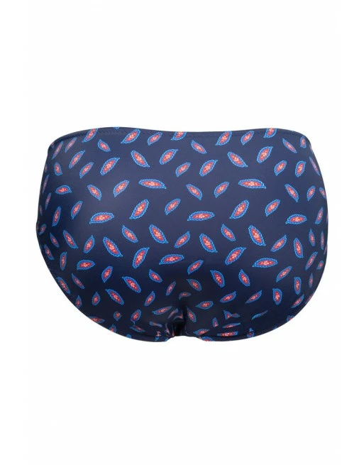 Plaisir Paisley Tai Bikini Slip Grote Maten 42-48 - T0002-19 - Dark Blue - Afbeelding 2