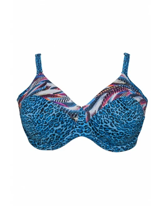 Plaisir Remix Bikini Beha Kleine - Grote Maten 90-100 Cup C - G -Blue - T0050 - Afbeelding 3