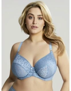 Sculptresse Estel Plunge Beha Grote Cupmaten D - J / T. 75-105 - Dusk Blue - 9686