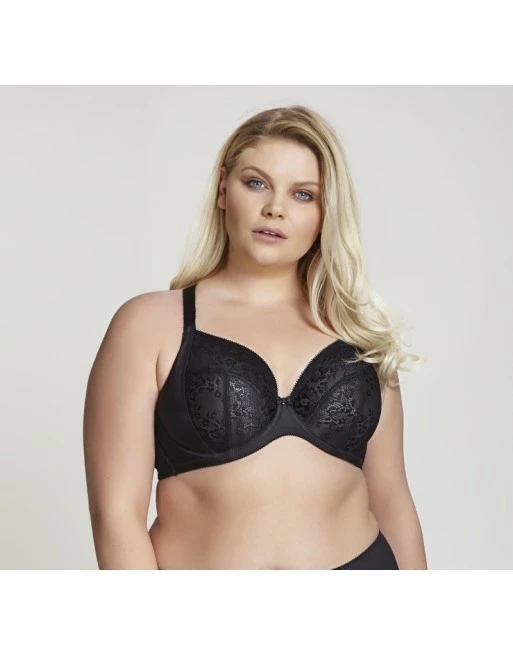 Sculptresse Roxie Plunge BH Grote Cupmaten D Tot J / T. 75-105 - Zwart - 9586 - Afbeelding 2