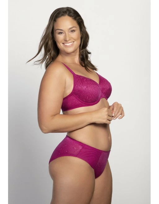 Ulla Dessous Alice Hele Cup BH Kleine En Grote Maten 70-110 Cup B Tot G - Fuchsia - 3823 - Afbeelding 4