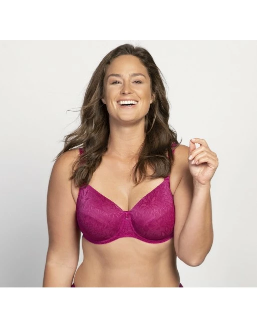 Ulla Dessous Alice Hele Cup BH Kleine En Grote Maten 70-110 Cup B Tot G - Fuchsia - 3823