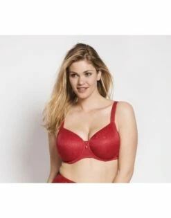 Ulla Dessous Alice Hele Cup BH Kleine En Grote Maten 70-110 Cup B Tot G - Rood - 3823