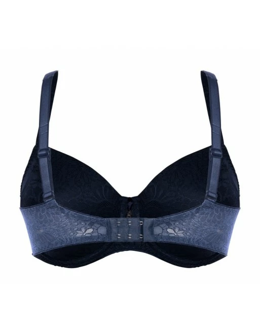 Ulla Dessous Alice Hele Cup BH Kleine En Grote Maten 70-110 Cup H Tot I - Indigo - 3825 - Afbeelding 4