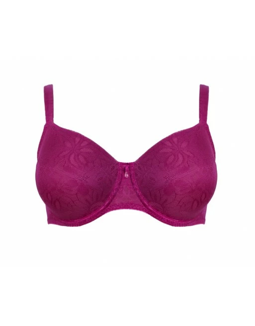 Ulla Dessous Alice Hele Cup BH Kleine En Grote Maten 70-90 Cup K - L - Fuchsia - 3826 - Afbeelding 2