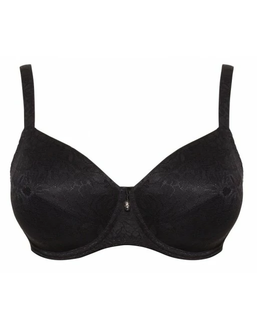 Ulla Dessous Alice Hele Cup BH Kleine En Grote Maten 70-90 Cup K - L - Zwart - 3826 - Afbeelding 4