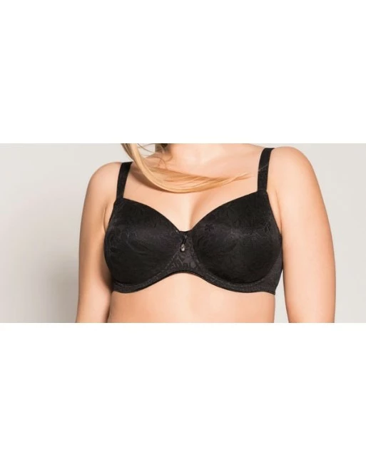Ulla Dessous Alice Hele Cup BH Kleine En Grote Maten 70-90 Cup K - L - Zwart - 3826 - Afbeelding 8