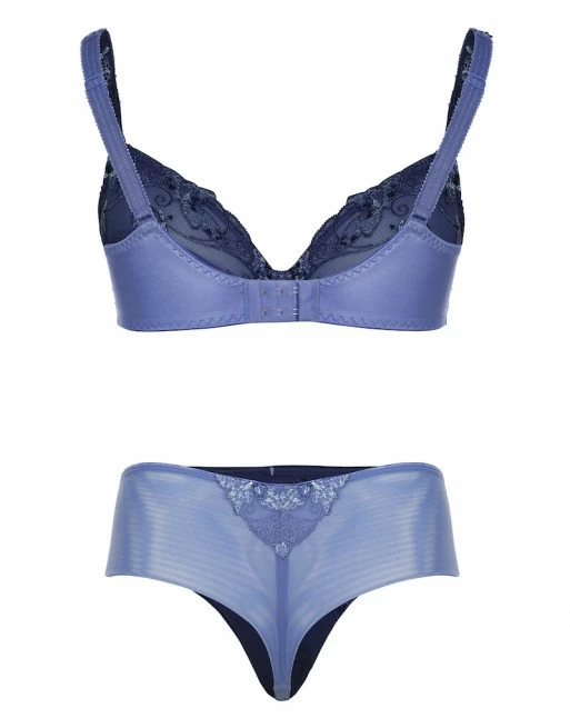 Ulla Dessous Carla Hele Cup BH Kleine - Grote Maten 70-120 Cup B Tot G - Hyacint Blauw - 2123 - Afbeelding 6