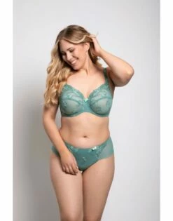 Ulla Dessous Carla String Kleine - Grote Maten 36-54 - Jade - 2137